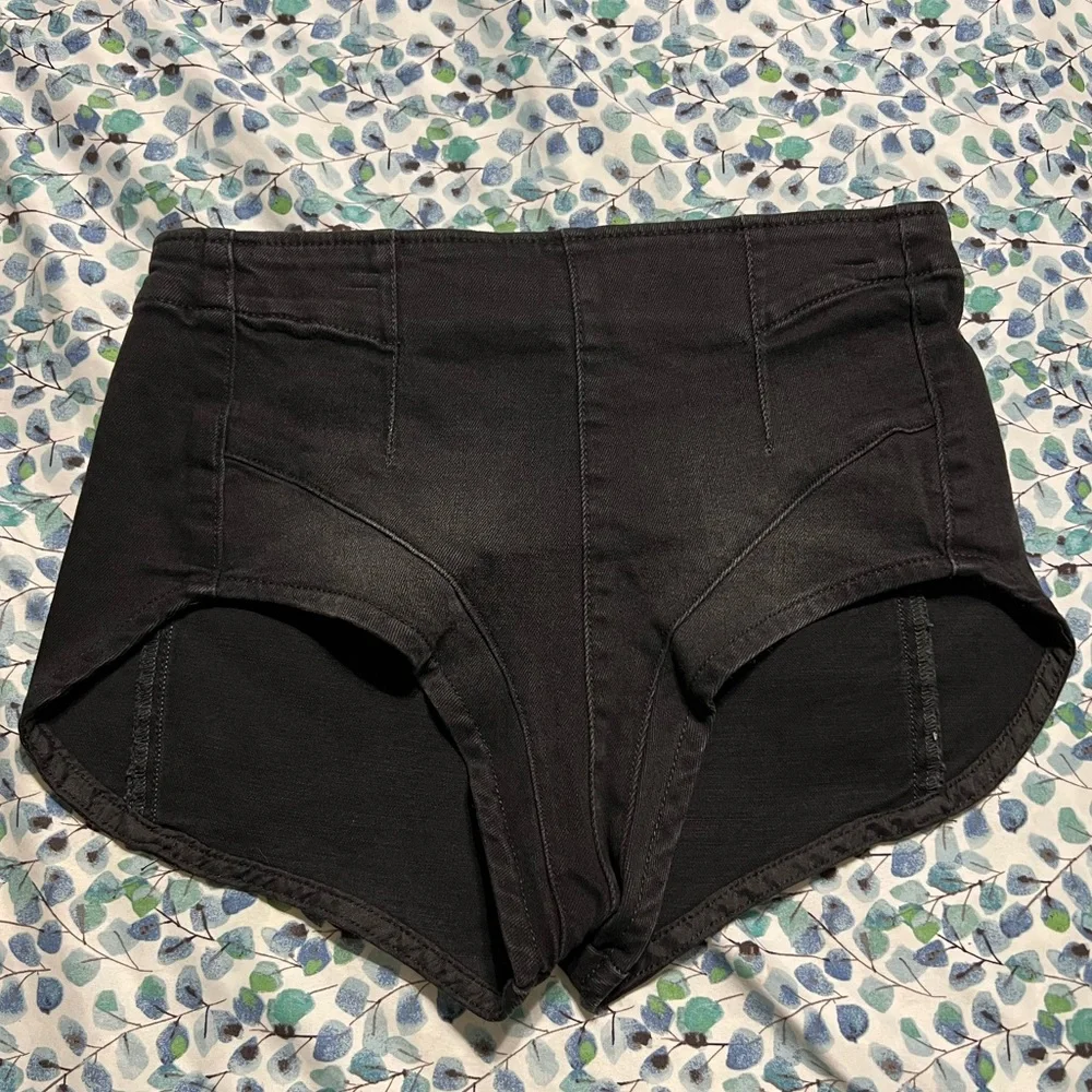 We The Free Keep It Brief Denim Micro Shorts - Picture 1 of 4